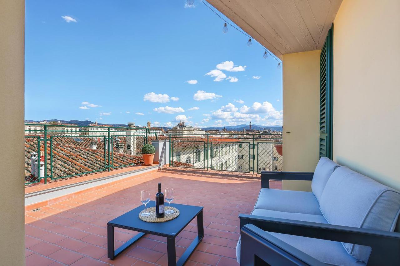 Ferienwohnung Penthouse With Big Terrace In Oltrarno Florenz Exterior foto