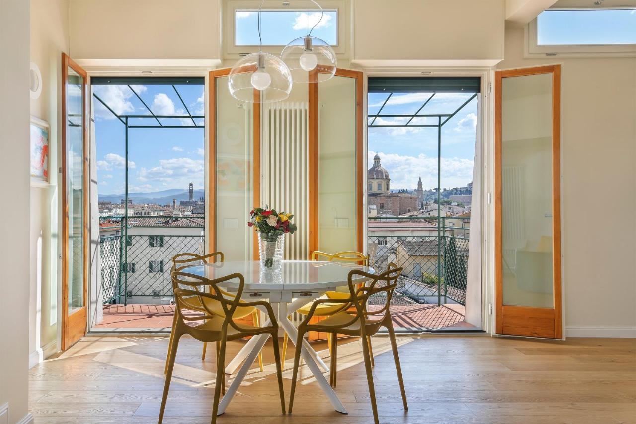 Ferienwohnung Penthouse With Big Terrace In Oltrarno Florenz Exterior foto