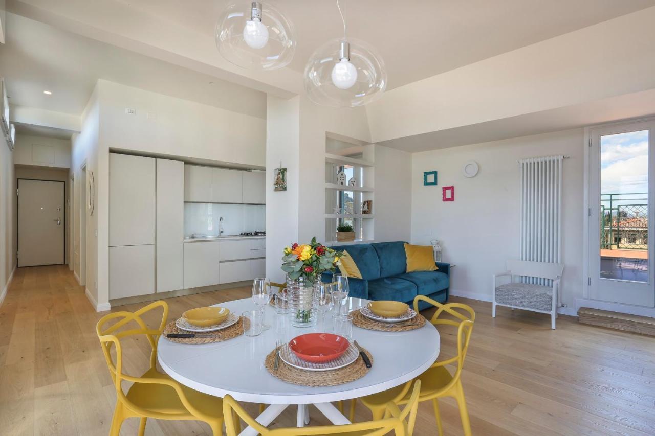 Ferienwohnung Penthouse With Big Terrace In Oltrarno Florenz Exterior foto